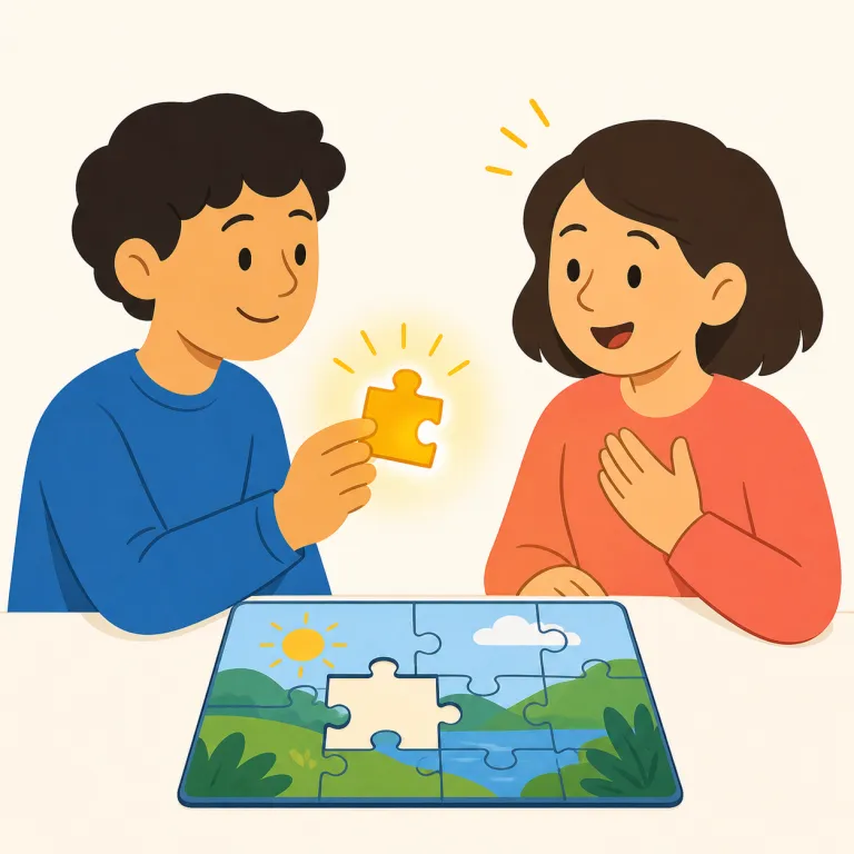 clue in（知らせる・句動詞）の覚え方イラスト — clue は「手がかり」