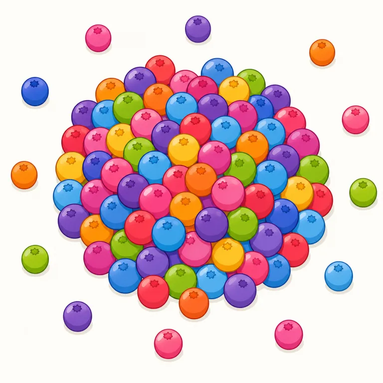 cluster（群れ・名詞）の覚え方イラスト — 名詞では「ぎゅっと寄った小さな塊」を思い浮かべると定着します