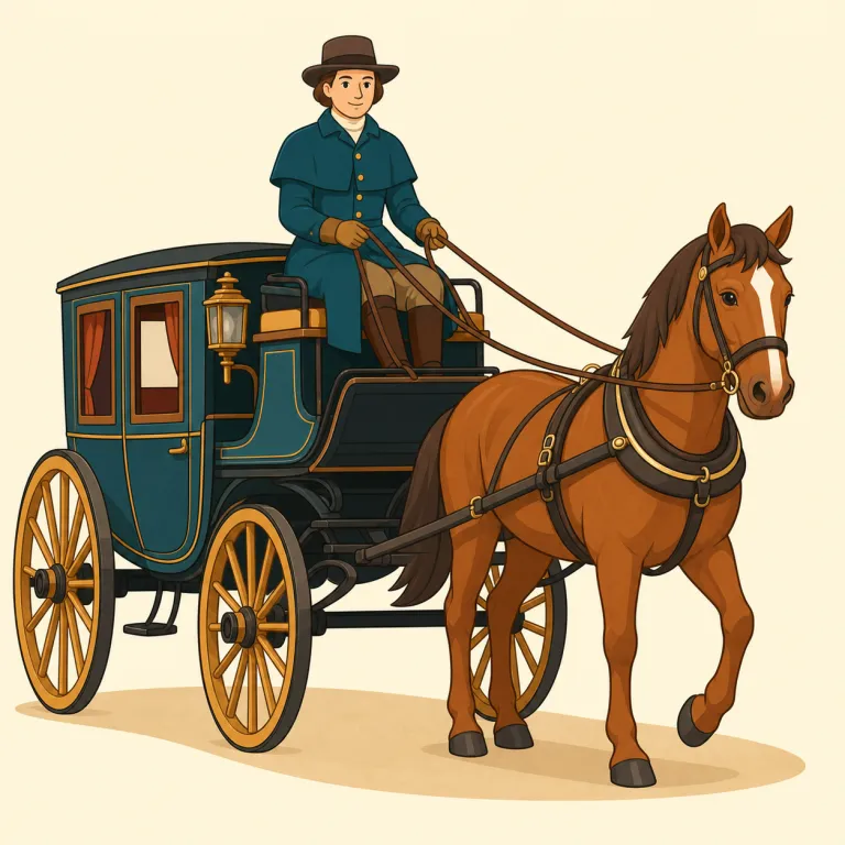 coachman（御者・名詞）の覚え方イラスト — coachman は coach + man と切って覚えるのが近道です