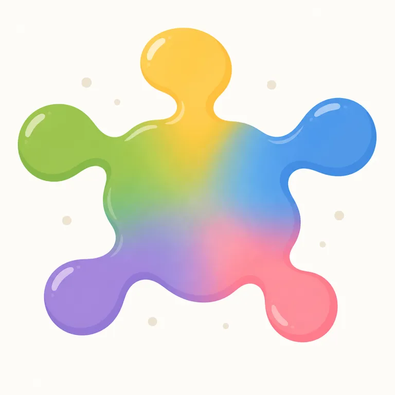 coalesce（合体する・動詞）の覚え方イラスト — co- は「共に」