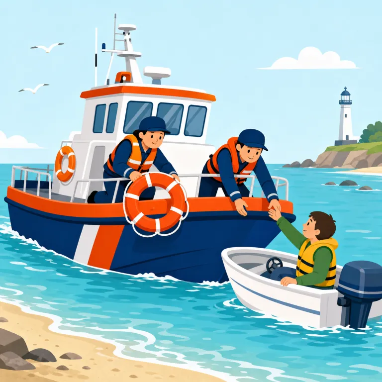 coastguard（沿岸警備隊・名詞）の覚え方イラスト — coast（海岸）＋guard（守る）がそのまま合体した語なので、まず2語に分けて覚えると定着しやすいです