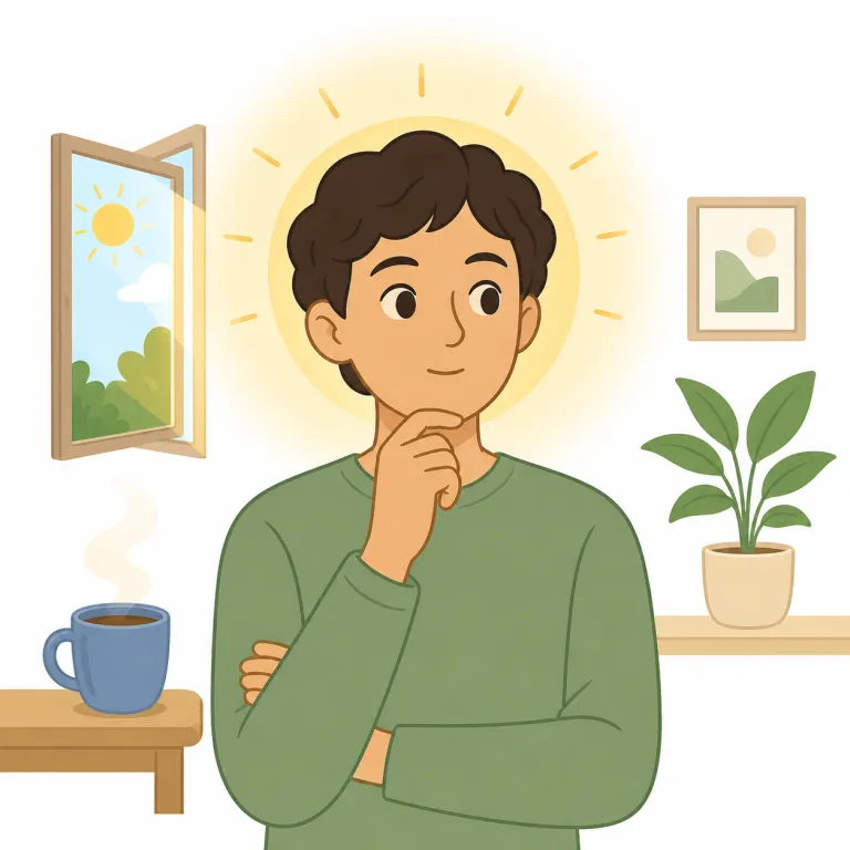 cognizant（気づいている・形容詞）の覚え方イラスト
