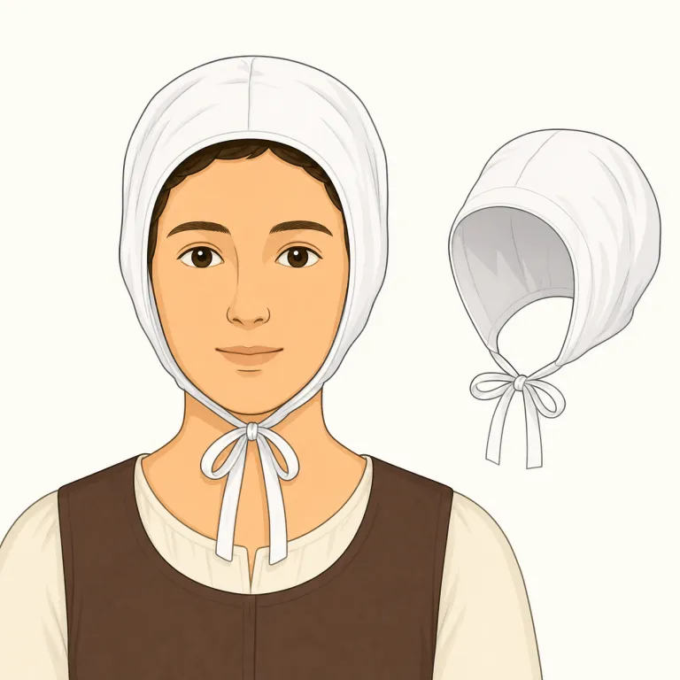 coif（頭巾、コイフ・名詞）の覚え方イラスト — coif は単独で覚えるより、coiffure（髪型）や coiffed（髪を整えた）とセットで「髪まわり・頭に関係する語群」として覚えると残りやすい