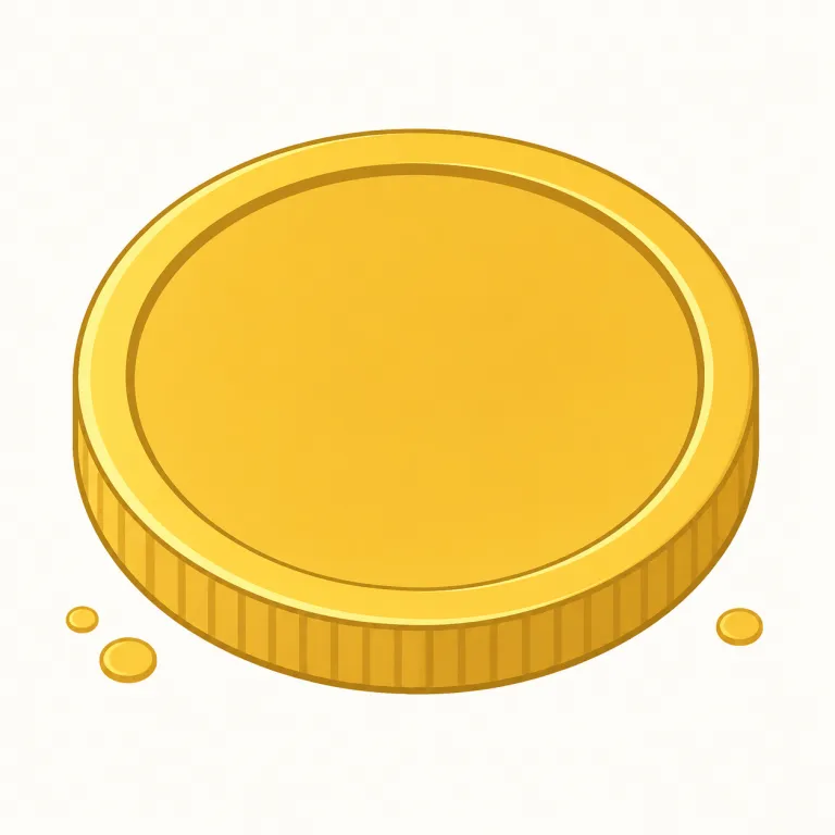 coin（コイン・名詞）の覚え方イラスト — このエントリの「コイン」は、硬貨という訳語を答える基本項目とは別に、外来語としての「コイン」を結びつけて覚える項目です
