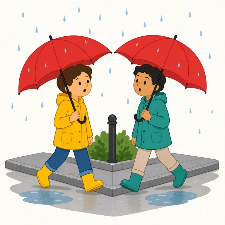 coincidence（偶然・名詞）の覚え方イラスト — coincidence は、まず動詞 coincide「同時に起こる・一致する」を知っていると入りやすい名詞形です