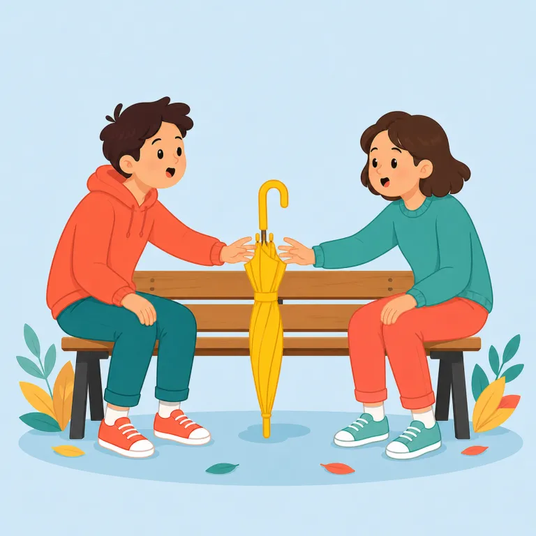coincidental（偶然の・形容詞）の覚え方イラスト — coincide（同時に起こる・一致する）を知っていれば覚えやすい語