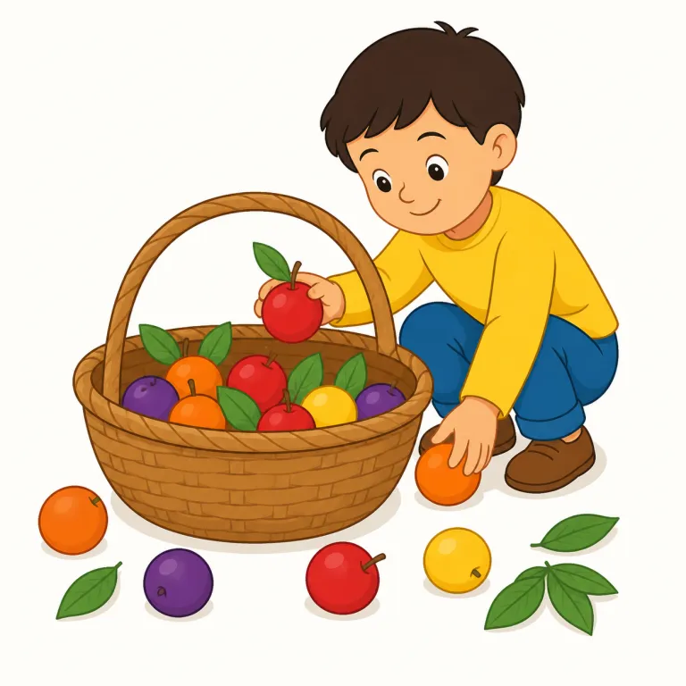 collect（集める・動詞）の覚え方イラスト — collect は、物を趣味や目的で「集める」意味として覚えます