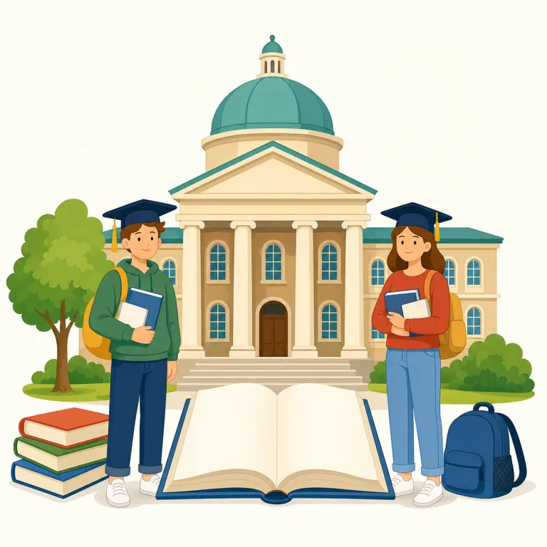 collegiate（大学の・形容詞）の覚え方イラスト — まず college が見えればかなり近づけます