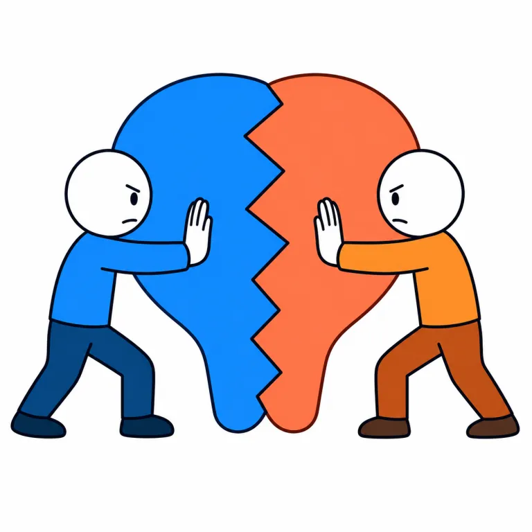 collide（対立する・verb）の覚え方イラスト