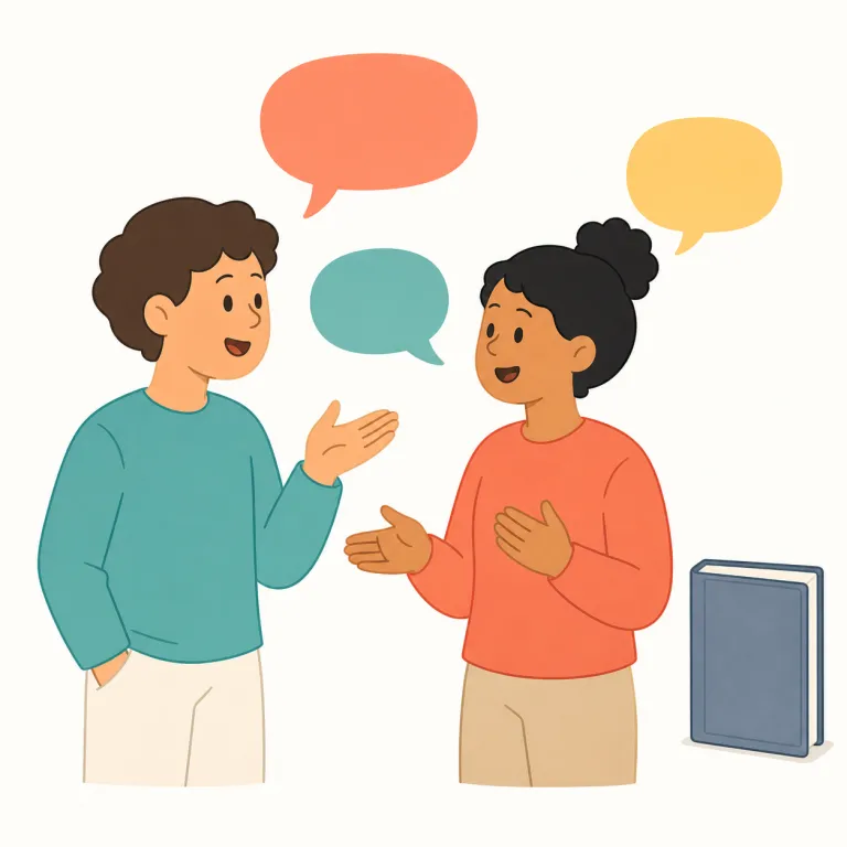 colloquial（口語的な・形容詞）の覚え方イラスト — formal の反対側にある、会話で自然に出る言い方だと結び付けると覚えやすいです