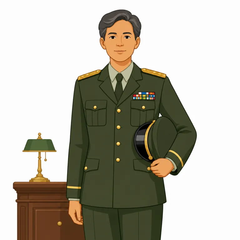 colonel（大佐・名詞）の覚え方イラスト — 軍隊の階級語として、captain→major→colonel→general の並びで位置づけると覚えやすい