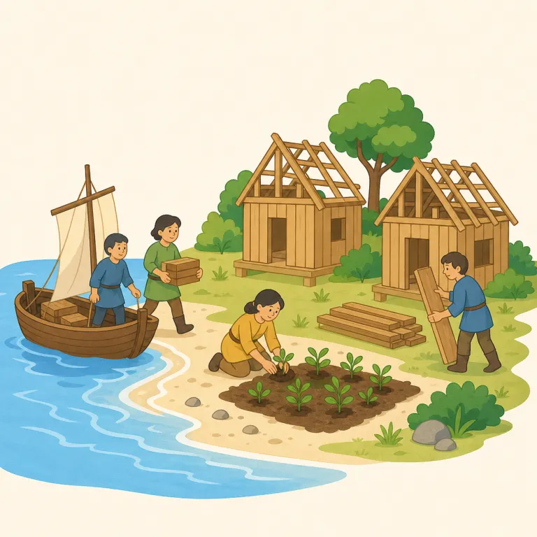 colonise（植民地化する・動詞）の覚え方イラスト — colonise は colony「植民地・入植地」から考え、「ある地域を colony にする」とつなげると覚えやすい動詞です