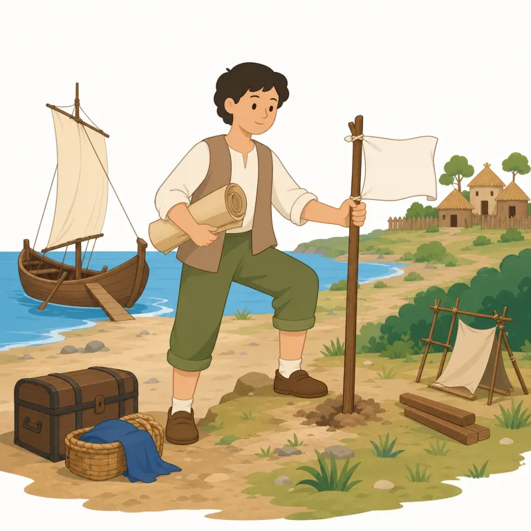 colonizer（植民者・名詞）の覚え方イラスト — colony（植民地）を知っていれば取りやすい語です