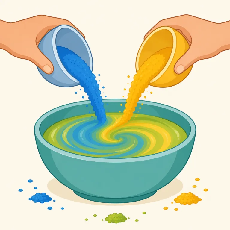 combine a with b（組み合わせる・イディオム）の覚え方イラスト — まず中心は combine