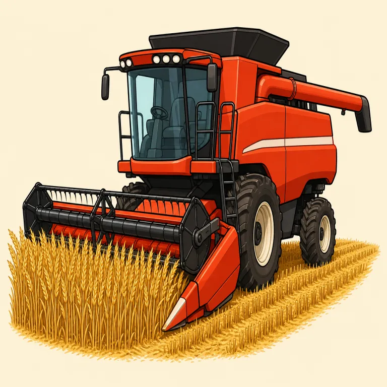 combine（コンバイン・noun）の覚え方イラスト
