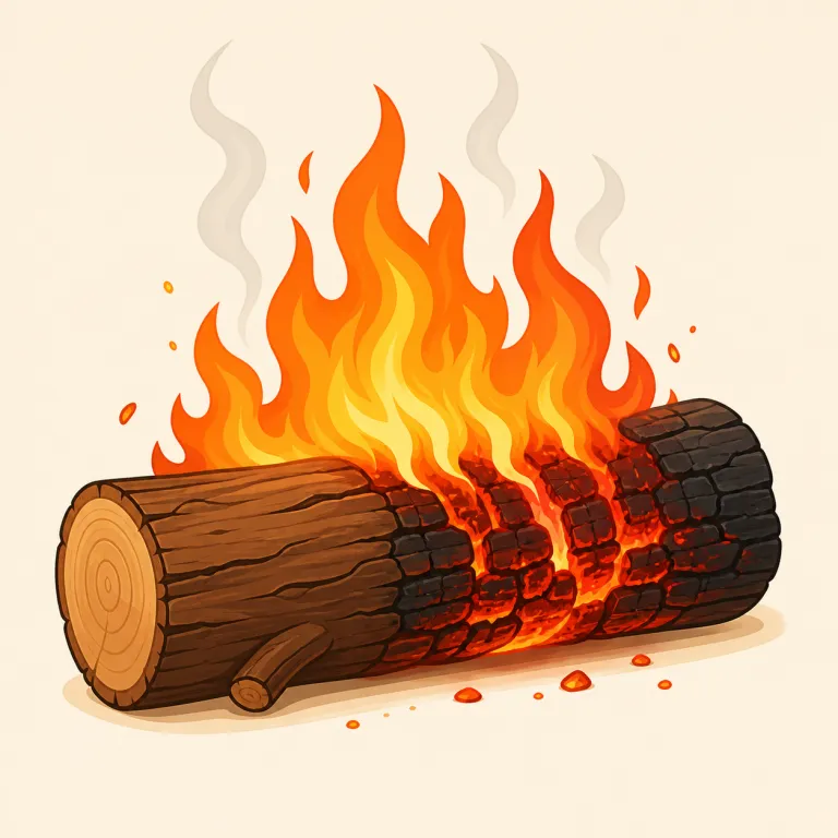 combust（燃焼する・動詞）の覚え方イラスト — まず名詞 combustion「燃焼」をセットで覚えると定着しやすい語です