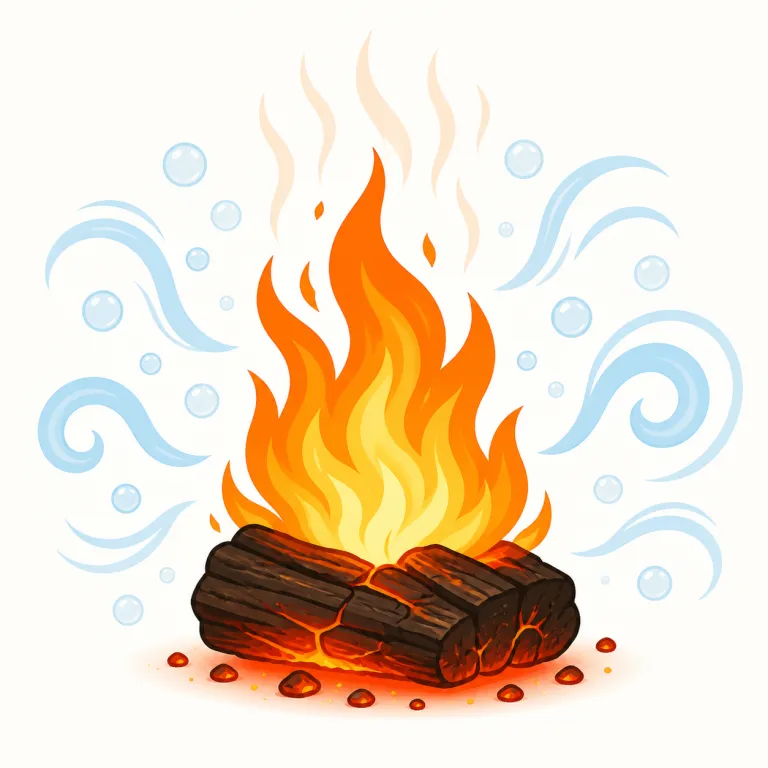 combustionの覚え方イラスト