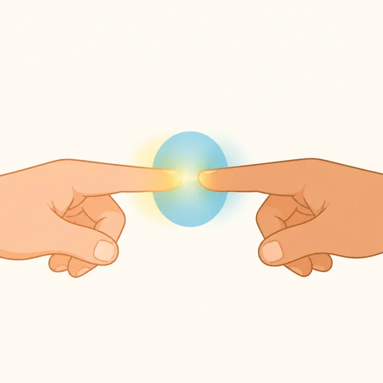 come in contact with（～と接触する、～と接点を持つ・動詞）の覚え方イラスト — contact を核に覚える
