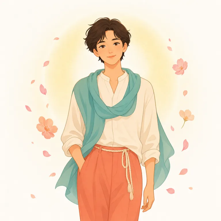 comely（魅力的な・形容詞）の覚え方イラスト — comely は everyday な attractive より古風で、文章中で人の外見や雰囲気を上品にほめる語です