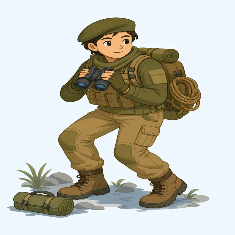 commando（コマンドー・名詞）の覚え方イラスト — command を知っていると覚えやすい語
