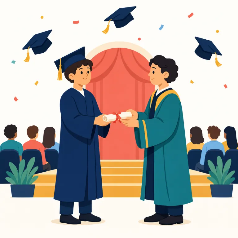 commencement（始まり・名詞）の覚え方イラスト — commencement は動詞 commence「始める、始まる」の名詞形で、-ment は movement や agreement と同じく「行為・状態」を作る接尾辞です
