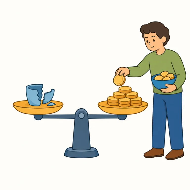 compensate（補償する・動詞）の覚え方イラスト — compensate は compensation「補償、報酬」とセットで覚えると、損害・不利益・労働などに対して金銭や待遇で釣り合いを取る意味がつかめます