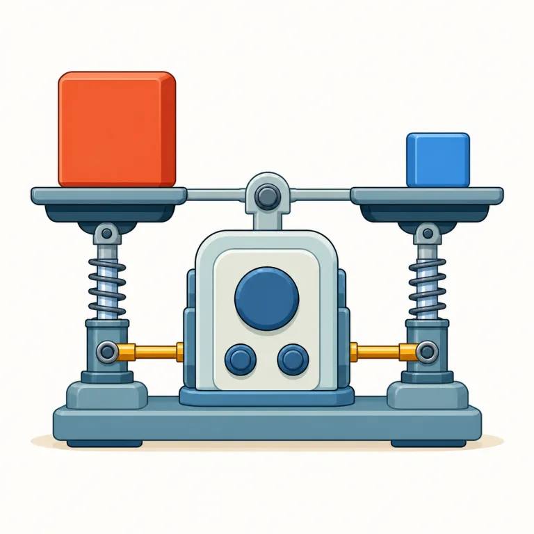 compensator（補償器・名詞）の覚え方イラスト — compensate「埋め合わせる・補う」を知っていれば、compensator はその働きをする「もの」だと取りやすいです
