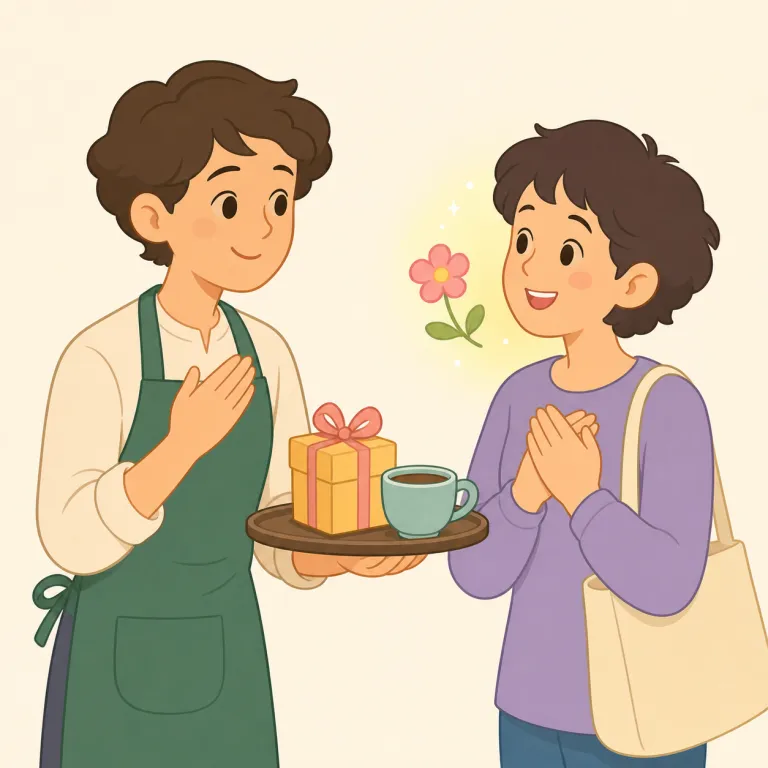 complimentary（称賛の、無料の・形容詞）の覚え方イラスト — compliment を知っていれば覚えやすい