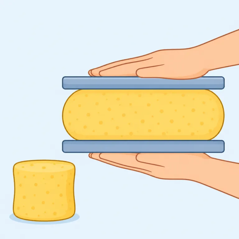 compressibility（圧縮性・名詞）の覚え方イラスト — compress が分かれば核はつかめます