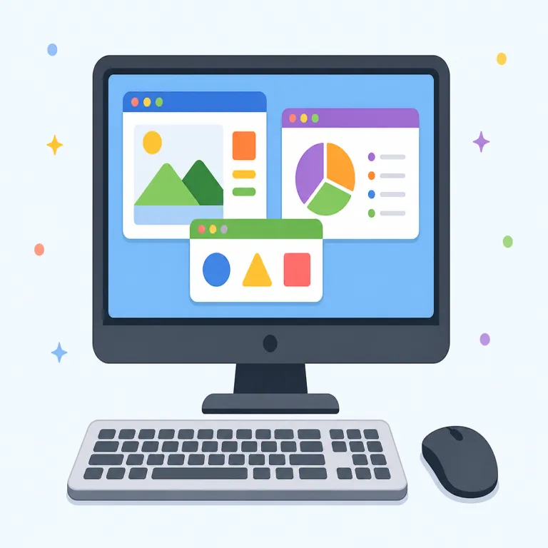 computer（コンピュータ・名詞）の覚え方イラスト