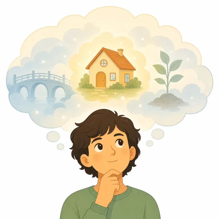 conceivable（考えられる・形容詞）の覚え方イラスト — conceive（思いつく・心に描く）が見えれば、「頭の中で描ける→考えられる」とつながる
