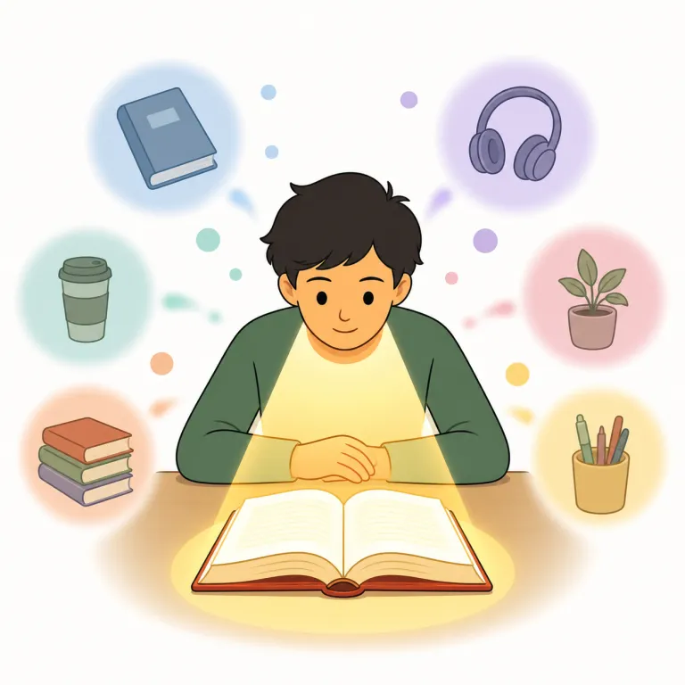 concentrate a on b（AをBに集中させる・句動詞）の覚え方イラスト — concentrate は center や central と同じく「中心」に意識を集める語だと捉えると覚えやすいです