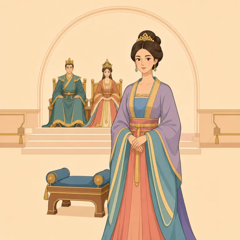 concubine（妾・名詞）の覚え方イラスト