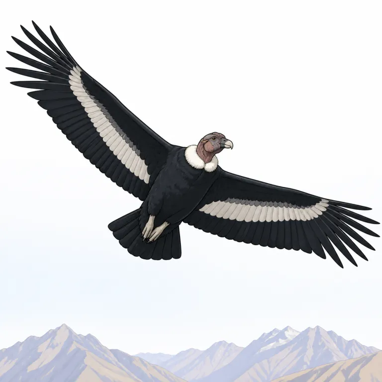 condor（コンドル・名詞）の覚え方イラスト — "condor" は、まず「巨大で高く舞う鳥」という1枚絵で覚えるのが近道です