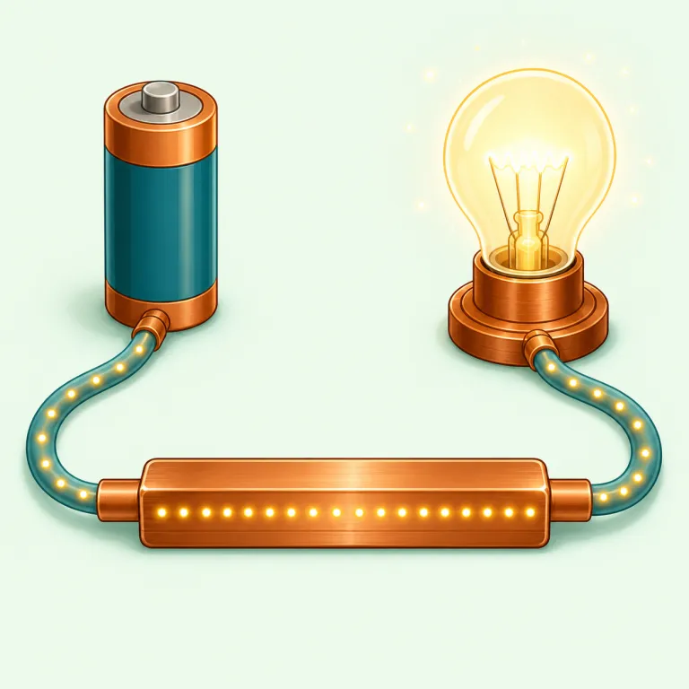 conductive（伝導性の・形容詞）の覚え方イラスト — conduct は「導く・運ぶ」、conductor は「導体・指揮者」です