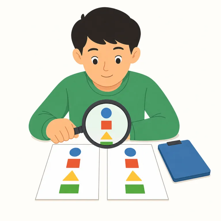 confirm（確認する・動詞）の覚え方イラスト — confirm は中に firm（固い、しっかりした）が見えるので、あいまいな情報を固める動詞として覚えるとよいです