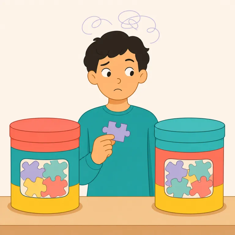 confounding（紛らわしい、混乱を招く・形容詞）の覚え方イラスト — confuse を知っていれば入りやすい語で、「人を混乱させるような」という感じ