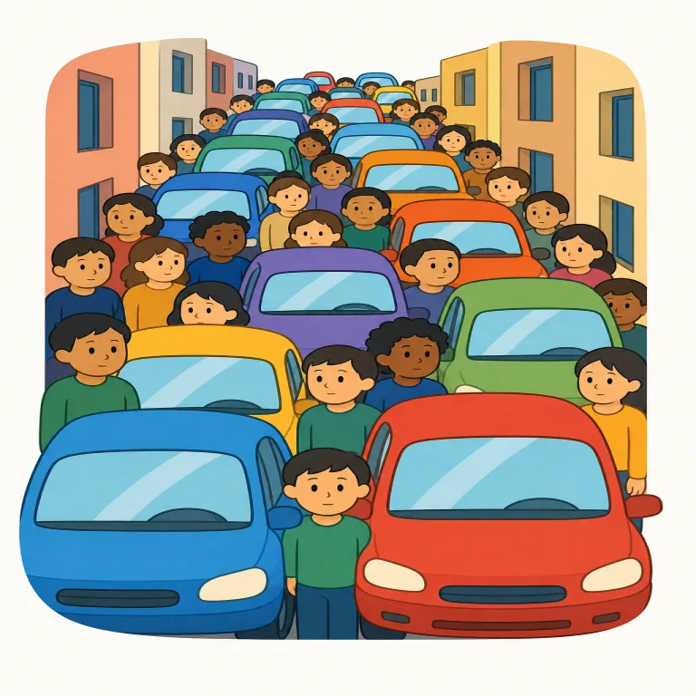 congestedの覚え方イラスト