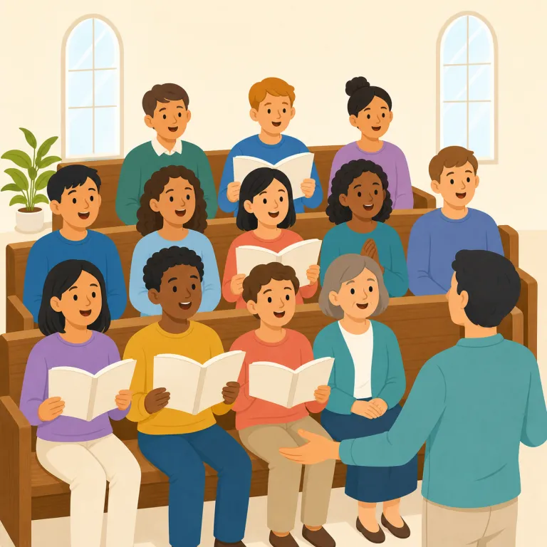 congregational（集会的な・形容詞）の覚え方イラスト