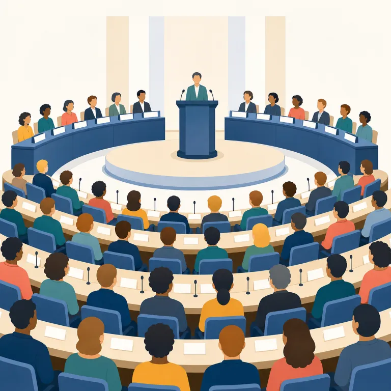 congress（大会・noun）の覚え方イラスト