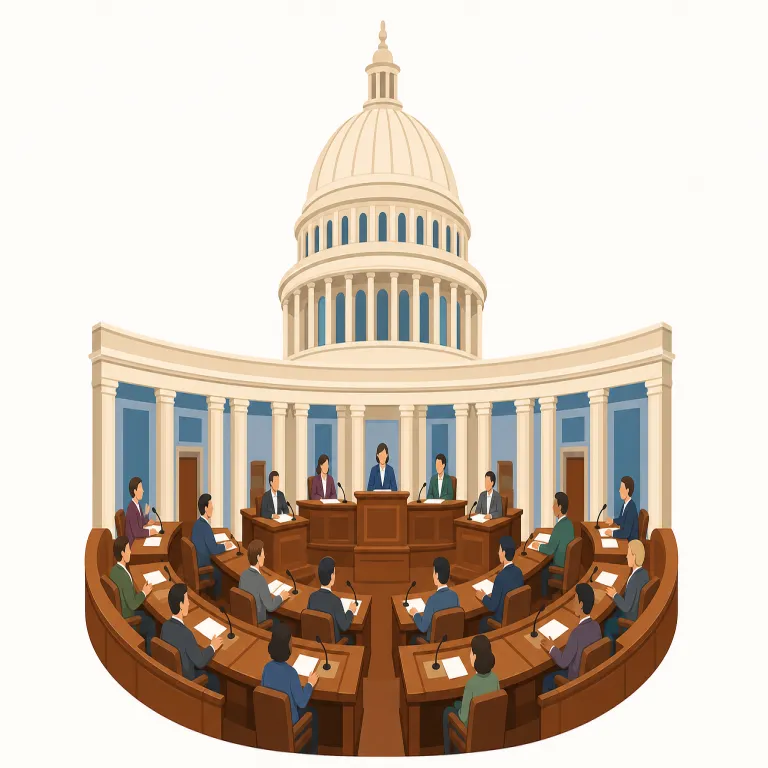 congressional（議会の・形容詞）の覚え方イラスト — congress を知っていれば、そのまま「議会の」に伸ばした形