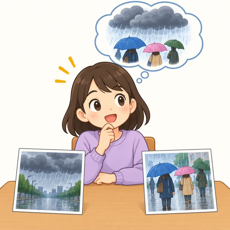 connect（関連づける・verb）の覚え方イラスト