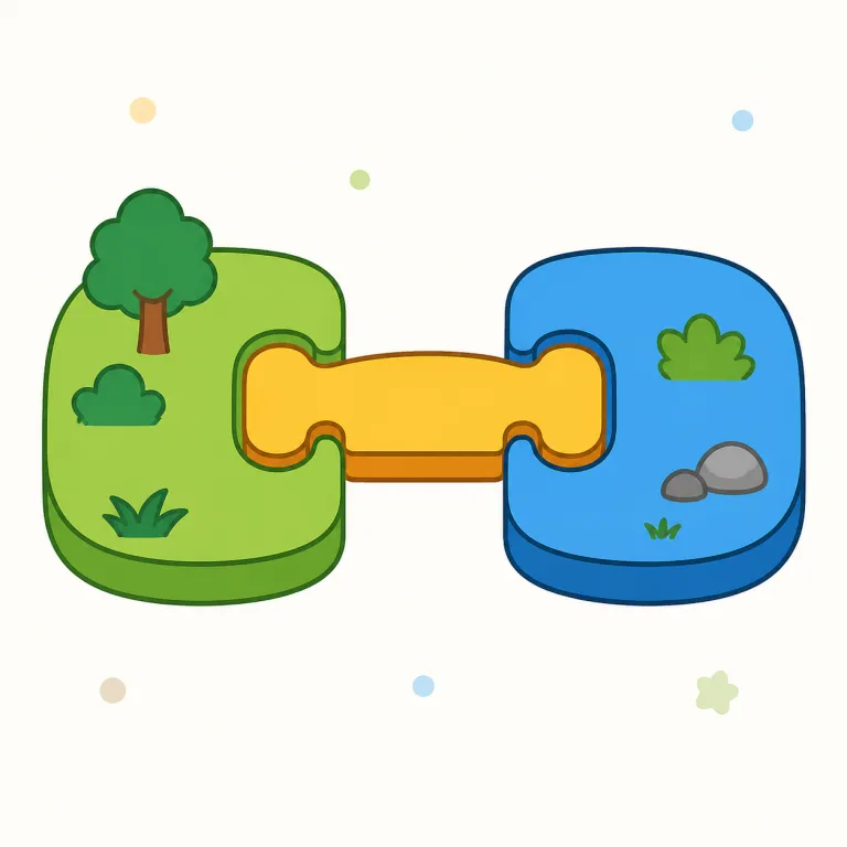 connective（接続するもの・noun）の覚え方イラスト