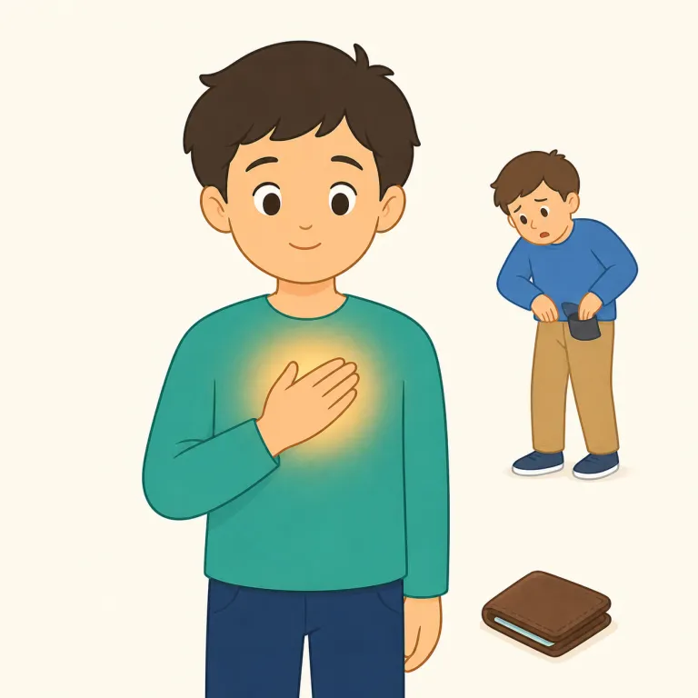 conscience（良心・名詞）の覚え方イラスト — conscience は conscious とセットで覚えると定着しやすい語です