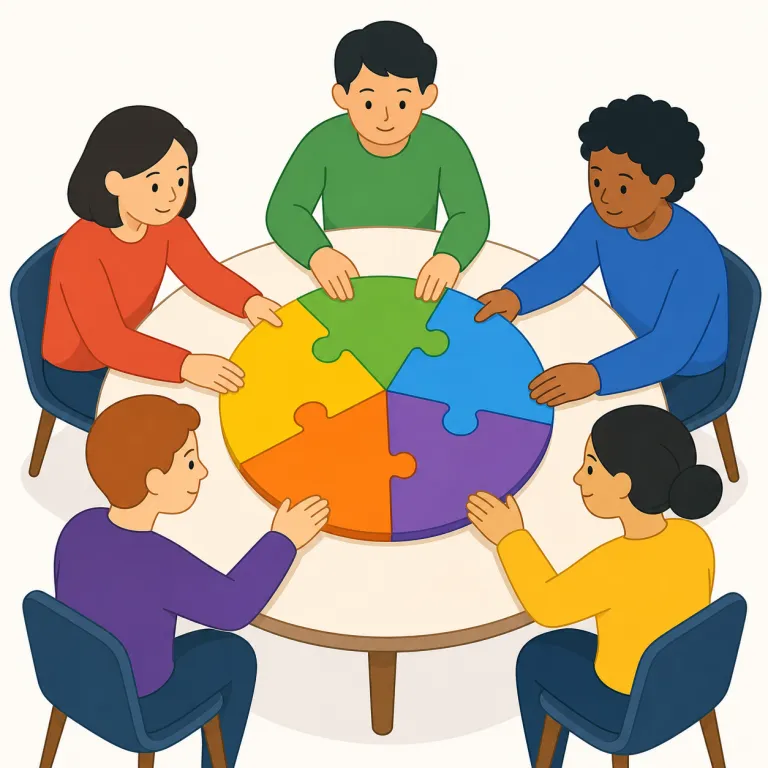 consensus（合意・名詞）の覚え方イラスト — consensus は、consent（同意する）や sense（考え・感覚）の仲間としてまとめて覚えると残りやすい語です