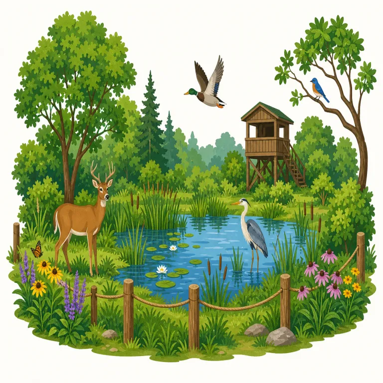 conservancy（自然保護区・noun）の覚え方イラスト
