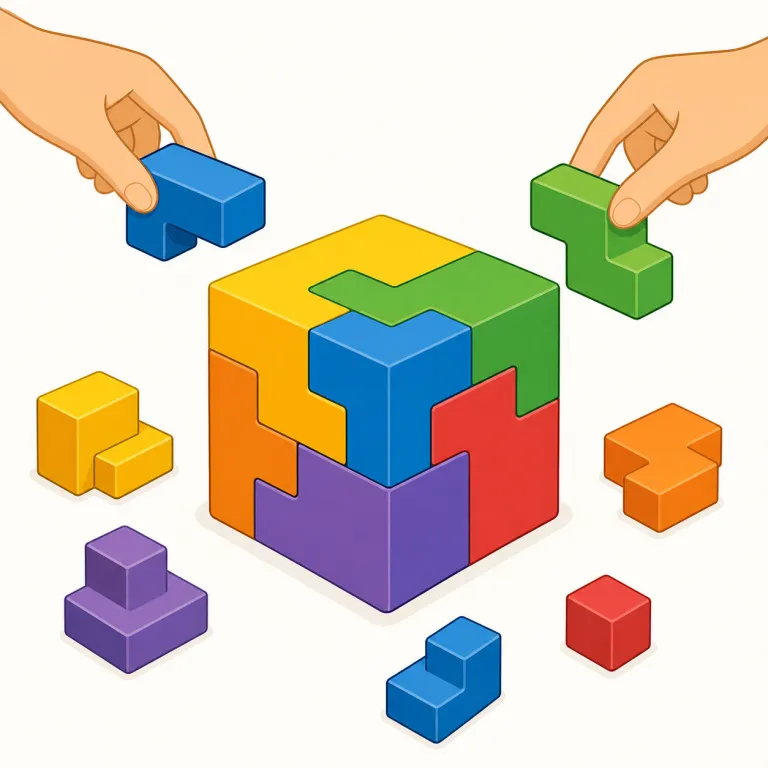 consolidate（統合する・動詞）の覚え方イラスト — consolidate を「統合する」として覚えるときは、con-「一緒に」と solid「固い」を結びつけ、ばらばらの部門・資源・制度を一つの扱いやすい形にまとめる場面を思…