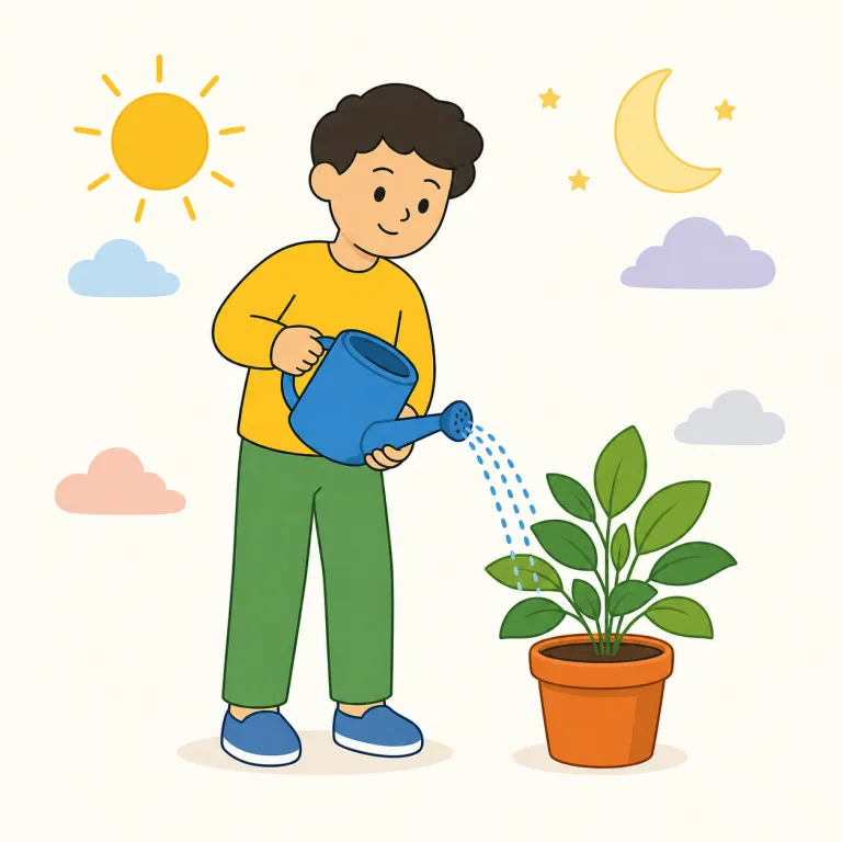 constantly（常に・副詞）の覚え方イラスト — constantly は constant「変わらない、一定の」から考えると覚えやすい副詞です