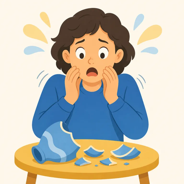 consternation（驚愕・名詞）の覚え方イラスト — consternation は surprise や astonishment よりも、悪い知らせで一気に空気が重くなる場面の語