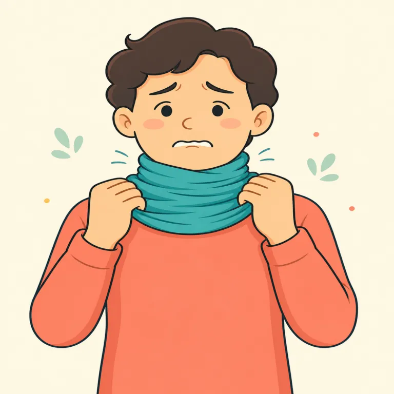 constricting（締め付けるような・形容詞）の覚え方イラスト — まず strict「厳しい」を思い出すと覚えやすい語です